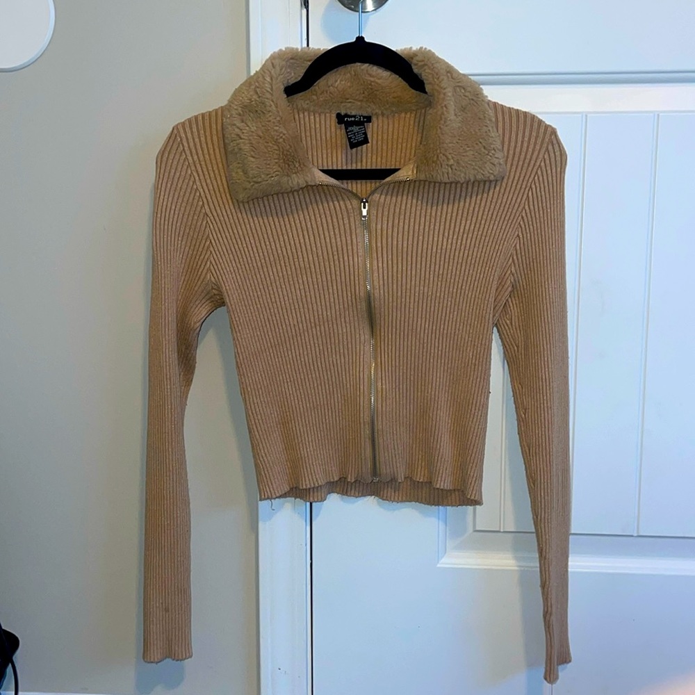 Semi crop jacket